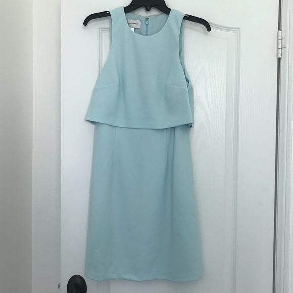 Donna Morgan Crepe Pop-over Dress - Picture 2 of 5